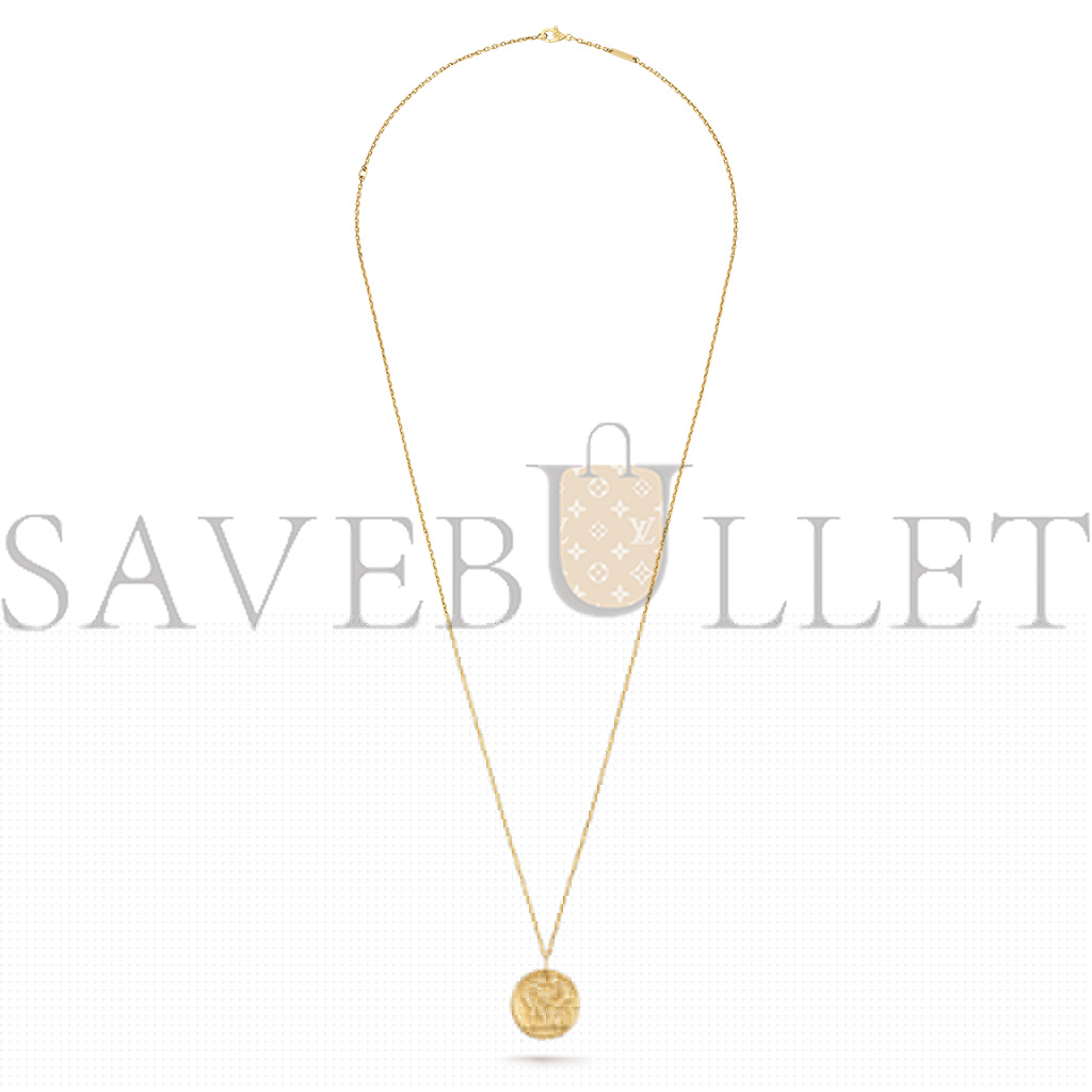 V*N CL*F arpels zodiaque medal geminorum (gemini) - yellow gold vcarp7sv00